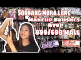 mga murang makeup brushes atbp sa