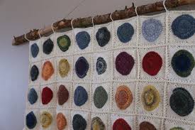 Pop Blanket Turned Wall Hanging Wool