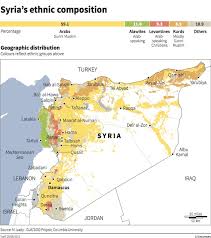 Road map and driving directions for syria. Syria Maps Ethnic Divisions