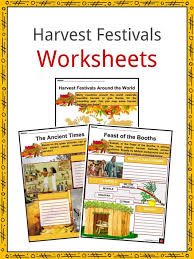 Harvest Festivals Facts Worksheets History Different