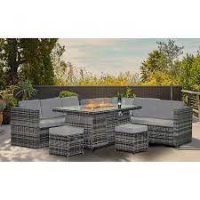Rattan Garden Furniture Set With