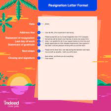 formatting a resignation letter tips