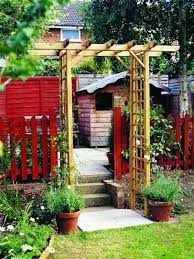 The look is romantic and simple, and a great starting point for bringing a trellis into your garden. Trellises Diy Garden Trellis Garden Arch Trellis Garden Trellis