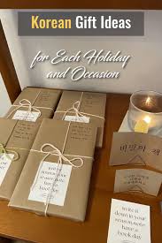 korean gift ideas for each holiday