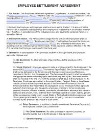 If you are not used to negotiating, the process can be write a business letter. Free Employment Separation Severance Agreement Template Pdf Word