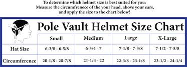 Pole Vault Helmet Chart Anthem Sports