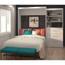 Bestar Pur Queen Wall Bed With Storage
