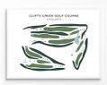 Clifty Creek Golf Course IN Golf Course Map Home Decor - Etsy Denmark