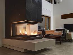 wood burning steel fireplace with
