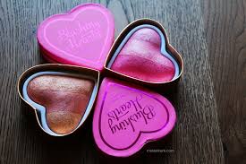 makeup revolution blushing hearts