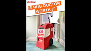 is using a rug doctor worth it
