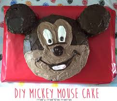 how to diy a mickey mouse cake mary