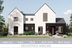 5 Bedroom Modern Farmhouse Plan With