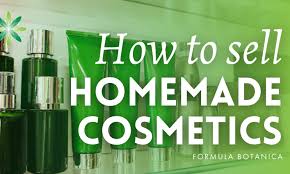 how to sell homemade cosmetics