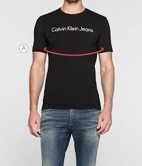 Slim Organic Cotton Long Sleeve T Shirt Calvin Klein