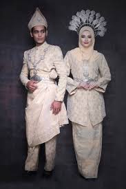 baju songket tradisional pengantin