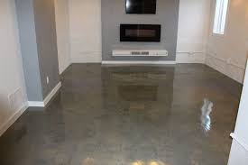 Gray Stained Concrete Floor Stained