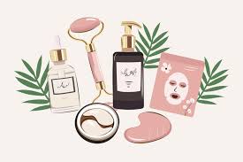 organic cosmetics set of skin care