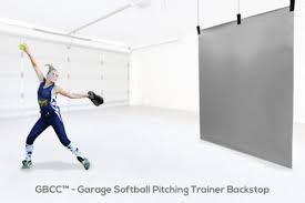 Softball Pitching Backstop Garage