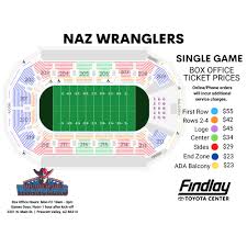 seating charts findlay toyota center