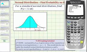 Ex 1 Find The Probability Of A Z Score Being Less Than A Given Value On A Newer Ti84