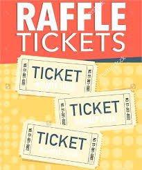 Vector Raffle Ticket Poster Template Word Document Printable