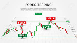 Forex Trading Signals Vector Illustration Buy And Sell Indicators