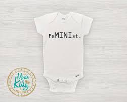 feminist baby onesie baby clothes baby