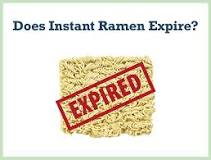 Do packaged noodles expire?