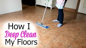 how i deep clean my floors washing