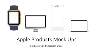 Apple Products Mock Ups For Powerpoint Download Free