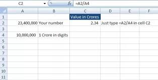 How To Make The Excel Number Format Display Crores Quora
