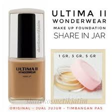 ultima ii wonderwear make up liquid