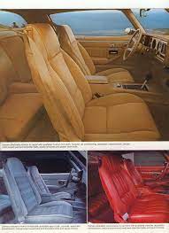 1979 Camaro S Brochure Interiors