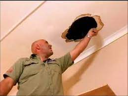 diy how to repair a hole in the ceiling