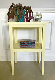 Diy Side Table Plan With A Shelf