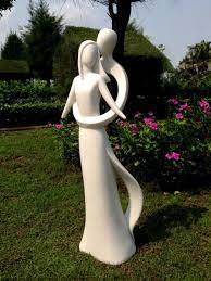 extra large infinite love garden statue
