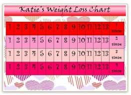 Details About Personalised Weight Loss Chart Hearts Slimming World Weight Watchers