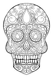 They're all free but limited for personal use only. Day Of The Dead El Dia De Los Muertos Adult Coloring Pages