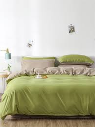 Avocado Green Bedding Sets Cream Colors