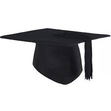Academic Deluxe Graduation Mortarboard With Rubber Band