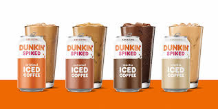 spiked iced coffee and iced tea drinks