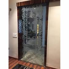 Hinged Drawing Room Glass Door