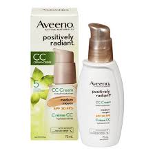 Aveeno Positively Radiant Cc Cream Spf30 Medium 75ml Walmart Canada