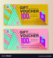 Abstract Voucher Template Flyer For Business