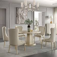 Modern Luxury Solid Wood Round Dining