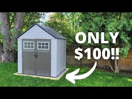 how to build a storage shed floor