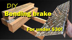 diy sheet metal bending brake for under