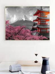1pc Cherry Blossom Poster Prints Pink