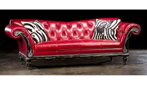 1 Red Hot Leather Sofa Usa Made Lost